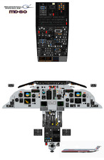 Poster McDonnell Douglas MD-80
