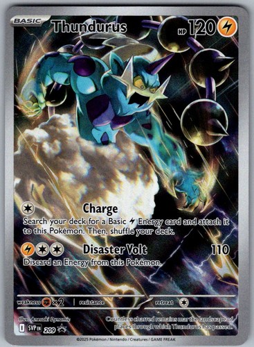 Thundurus promo carte - thundurus,
