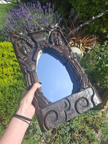 Specchio folk legno - specchio,