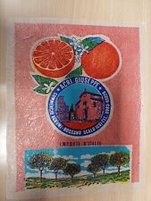 PUBBLICITARIO ARANCE TAROCCO ACRI GIUSEPPE ROSSANO SCALO COSENZA