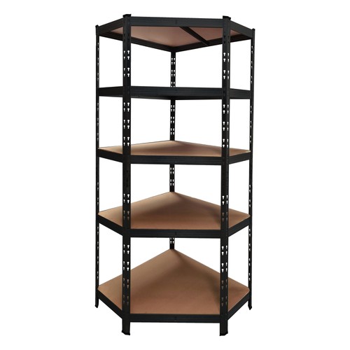 Scaffale angolare metallo nero - angolare,