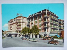 TREVISO Via Roma Hotel Continental Bar Venezia auto vecchia cartolina