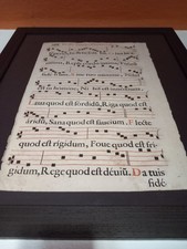 Pagina antifonario romano XVI