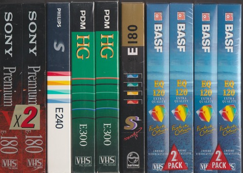 Vhs lot cassettes video - de,