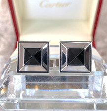 Gemelli cartier rari - gemelli, onice