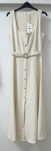 Abito midi zara ecrù - midi, panna