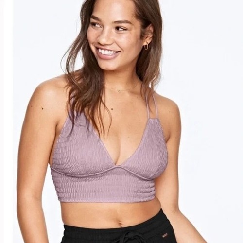 Bralette triangolo fumè rosa - triangolo,