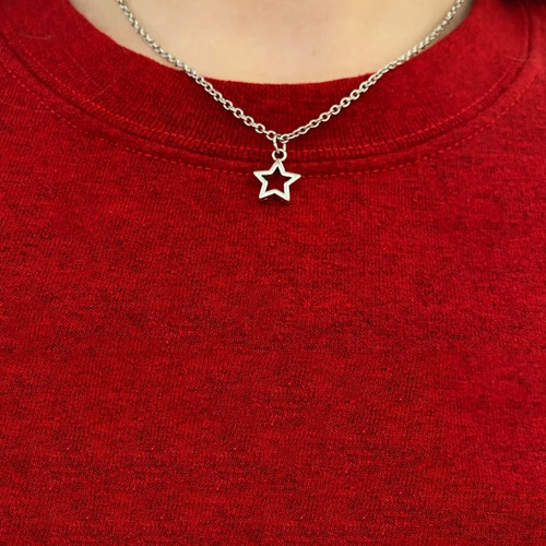 Collana stella catena - collana,