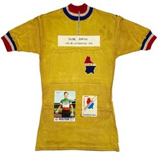 Maglia ciclismo vintage autentica Tour of Luxembourg 1969 Race Leader's