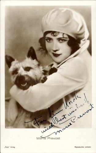 Cartolina attrice marie - attrice,