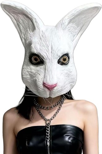 Maschera coniglio bianco - coniglio,