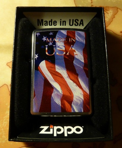Accendino zippo made - in, usa