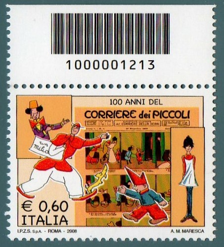 Italia 2008 codice - codice, barre