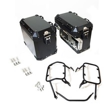 KIT VALIGIE LATERALI BMW R1200GS R1250GS LC 2013-2023 + TELAIETTI NERO 48 + 41LT