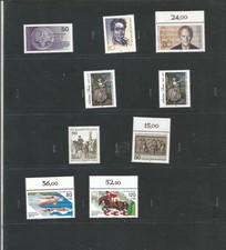 Germania Germany Berlin  1970  /  1990 - Nuovi con gomma Integra MNH  High Value