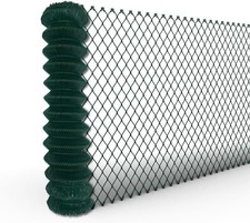 Rete Plastificata - Verde a maglia sciolta quadrata filo 2,5 alta 150 cm x 25 mt