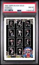 1993 TOPPS BLACK GOLD CERT