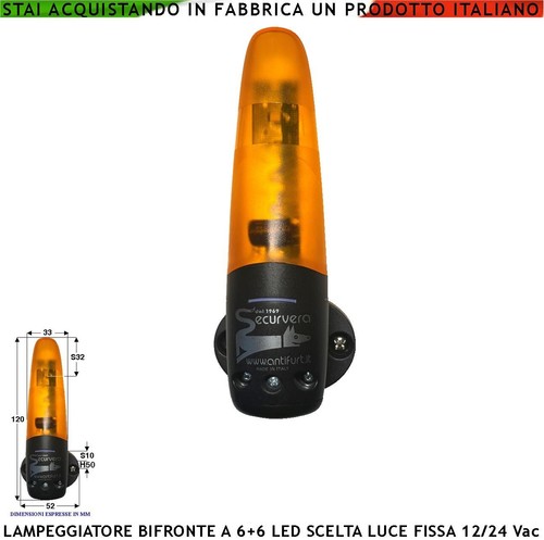 Lampeggiante arancione led - arancione,