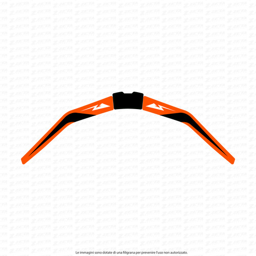 Kit adesivi faro per ktm - kit,