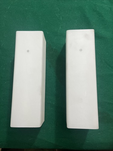 Coppia bocce opalina quadrate - opalina,