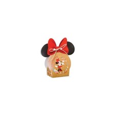 10 pz scatole cartone avana pieghevoli bomboniere minnie topolina disney nascita