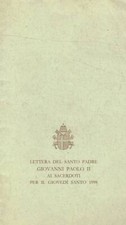 Lettera del santo padre