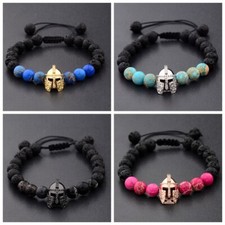 Bracciale uomo moda pietra