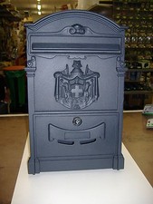 CASSETTA POSTALE  POSTA RESIDENCE IN ACCIAIO-ALLUMINIO COLORE GHISA 