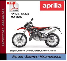 Aprilia RX125 / SX125 2009