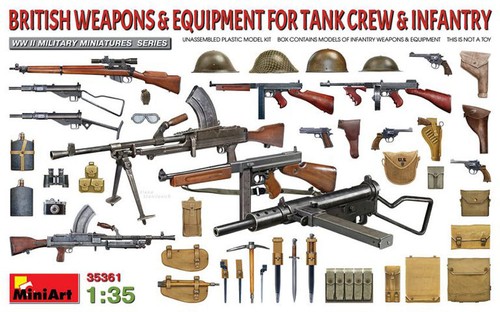 Miniart british weapons - british,