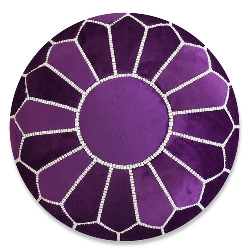 Pouf velluto fatto mano - velluto,