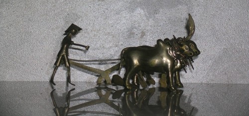 Scultura metallo orientale - in,