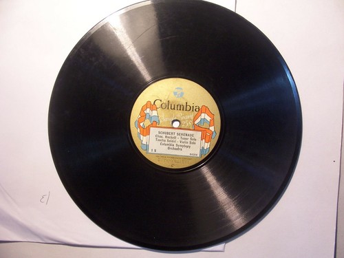 Vecchio raro disco vinile 78 - e,