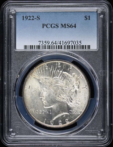1922 dollaro della pace - 1922-s,