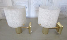 Paire d'appliques murales en