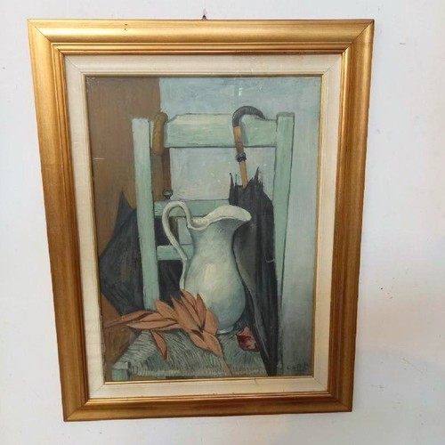 Quadro olio tavola - olio, su