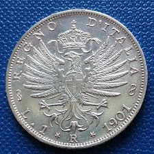 MONETA REGNO 1 LIRA AQUILA