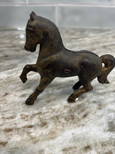 Antico banco monete cavallo - , in