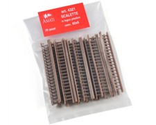 Scalette in legno plastico 60x8 mm (20 pz) AM4321 - amati modellismo