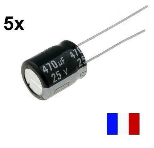 Lot condensateur chimique - lot, 5x