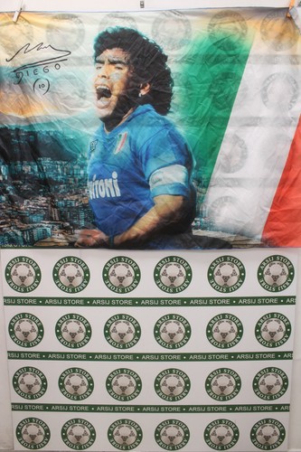 Bandiera flag calcio napoli - bandiera,