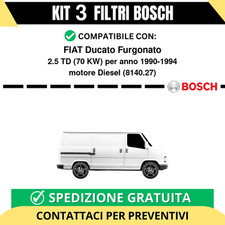 KIT BOSCH 3 Filtri tagliando