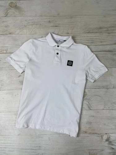 Stone island polo shirt - stone, patch