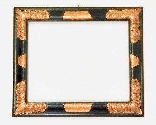 Cornice antica laccata e - ,