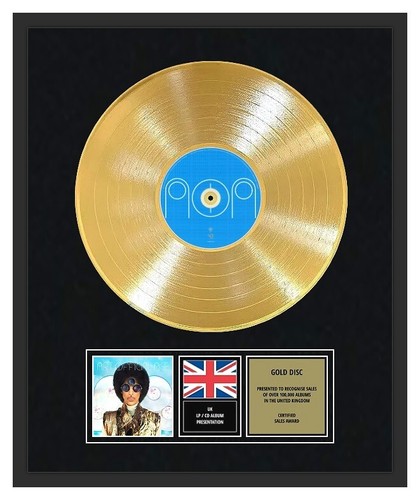 Prince gold disc lp - cd,