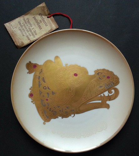 Assiette arte morbelli - assiette, or
