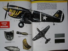 CURTISS P40 WARHAWK-AEREI MODELLISMO-PERIODICO MENSILE DI MODELLISMO AERONAUTICO