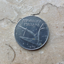 10 Lire Spiga 1970 Italia Due