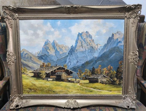 Dipinto olio paesaggio - dipinto,