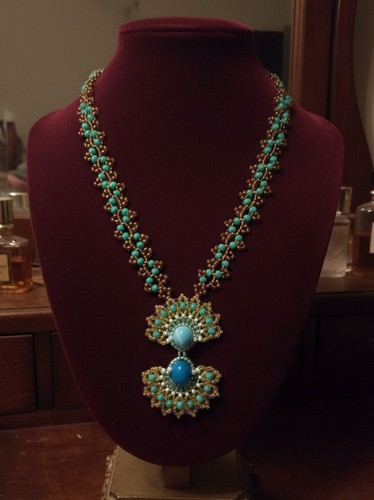 Collana artigianale stile - collana,